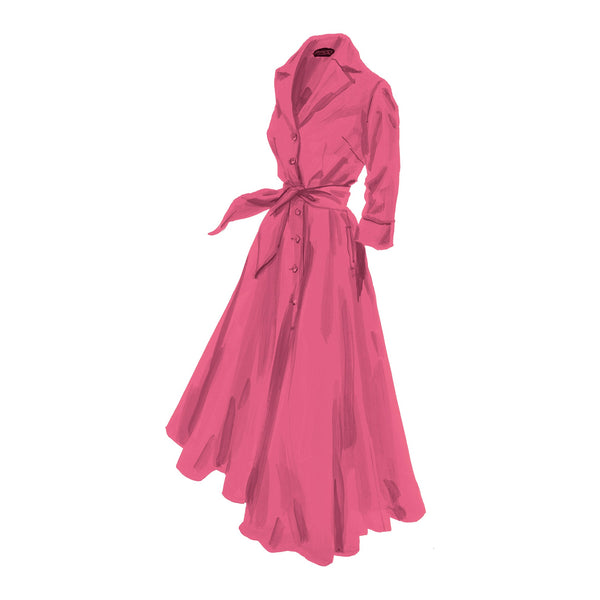 The Long-Sleeve 1947 Dress - The J. Peterman Company