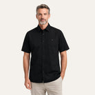 The Piazza Silk Noir ShirtCharcoal