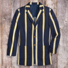 The Rogue's Boating BlazerNavy Yellow Stripe