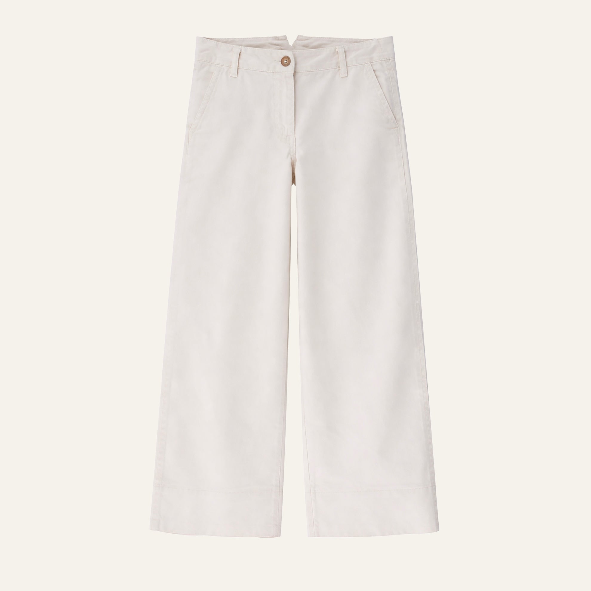 The San Remo Wide Leg Cropped ChinoStone