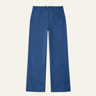 The San Remo Wide Leg Cropped ChinoWashed Navy