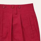 The Silk Twill Glamour PantBlack Cherry