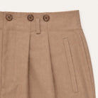 The Silk Twill Glamour PantCocoa Creme