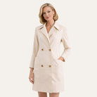 The Time Traveler’s Canvas PeacoatNatural