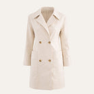 The Time Traveler’s Canvas PeacoatNatural