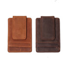 The Walden | Handmade Leather Front Pocket Wallet with Money ClipBrown