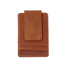 The Walden | Handmade Leather Front Pocket Wallet with Money ClipBrown