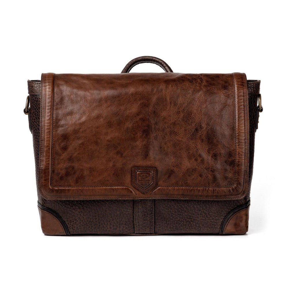 Theodore Leather Messenger BagEspresso