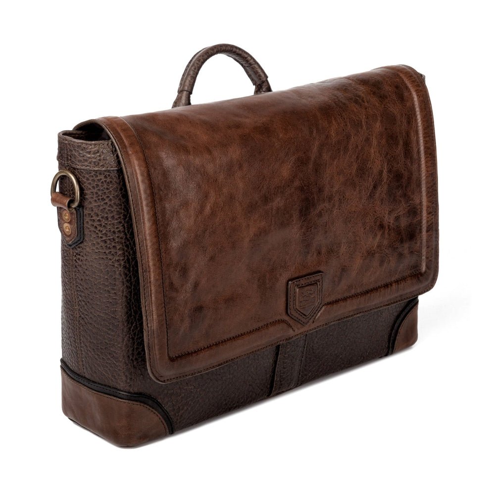 Theodore Leather Messenger BagEspresso