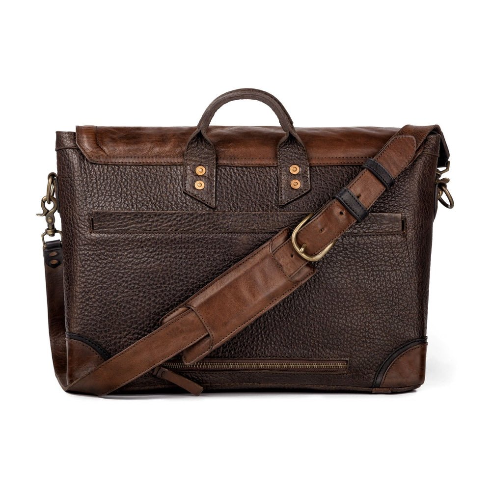 Theodore Leather Messenger BagEspresso