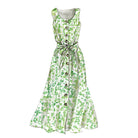 Toile Print DressLime Green