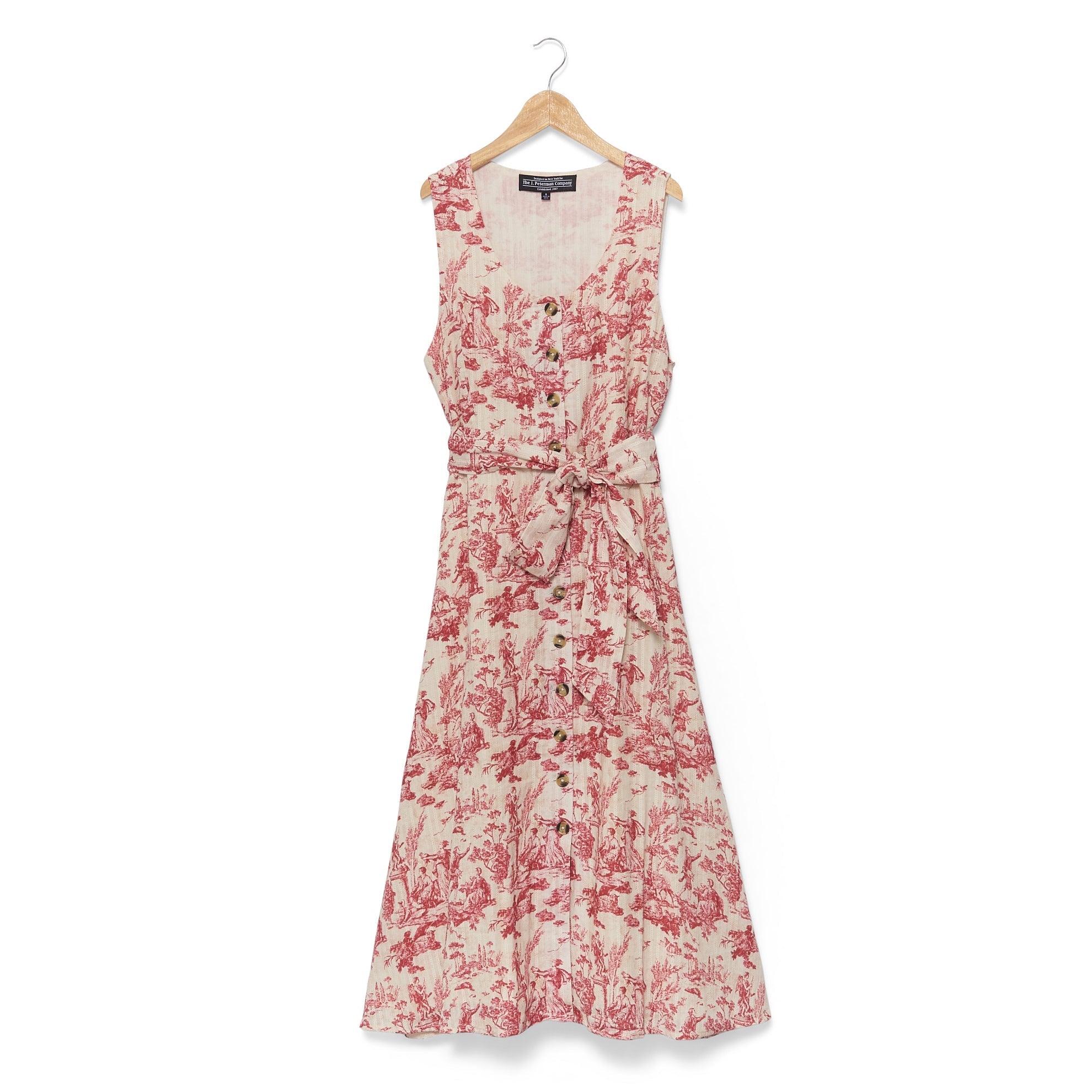 Toile Print DressRed