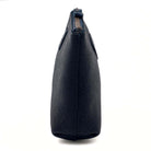 Tooled Leather Large Zippered PouchMidnight Blue