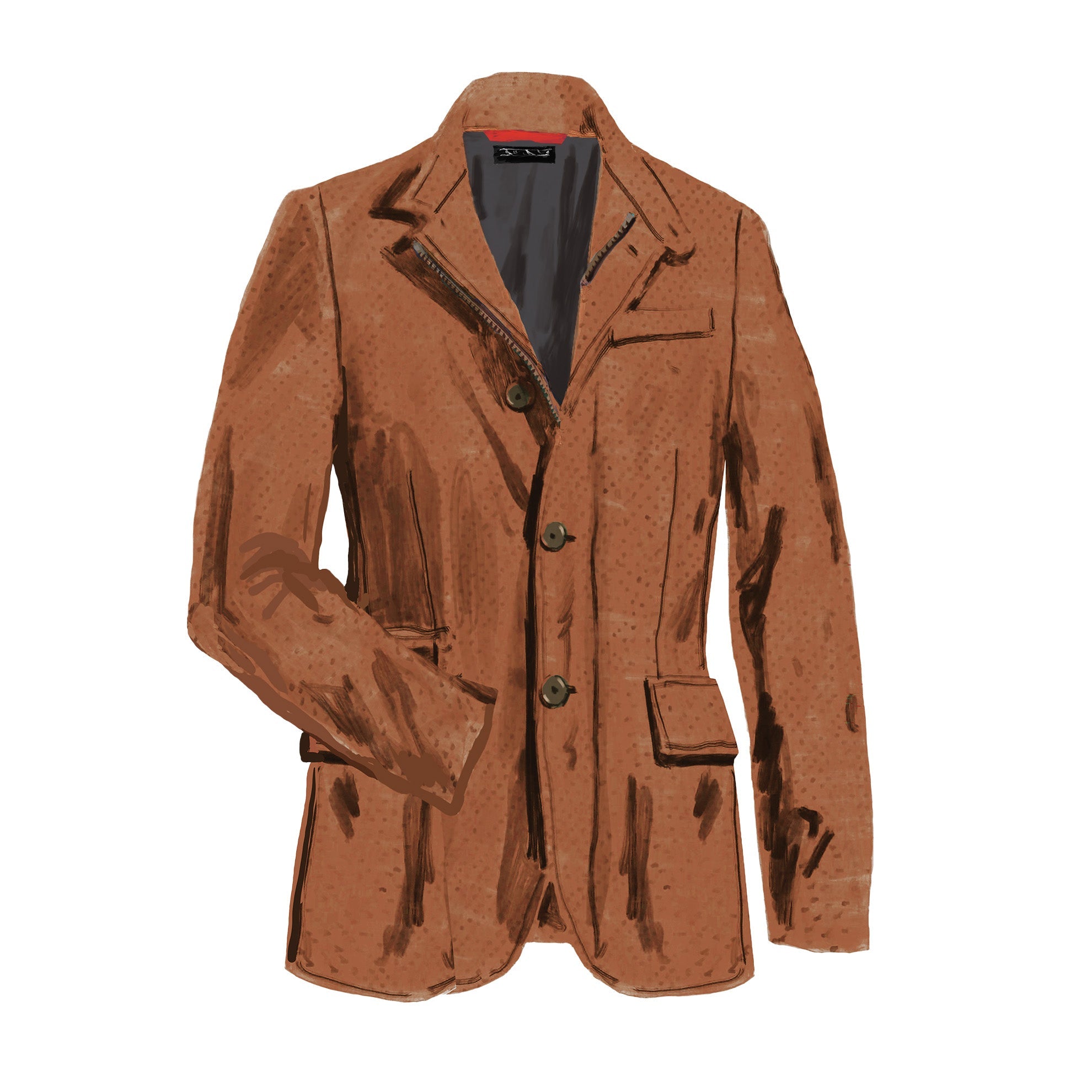 Trend - Setting Zip - Up BlazerChocolate