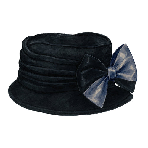 Velvet Bow Hat – The J. Peterman Company display picture 2