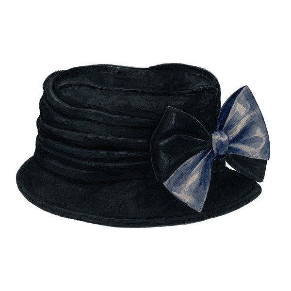Velvet Bow Hat – The J. Peterman Company display picture 2