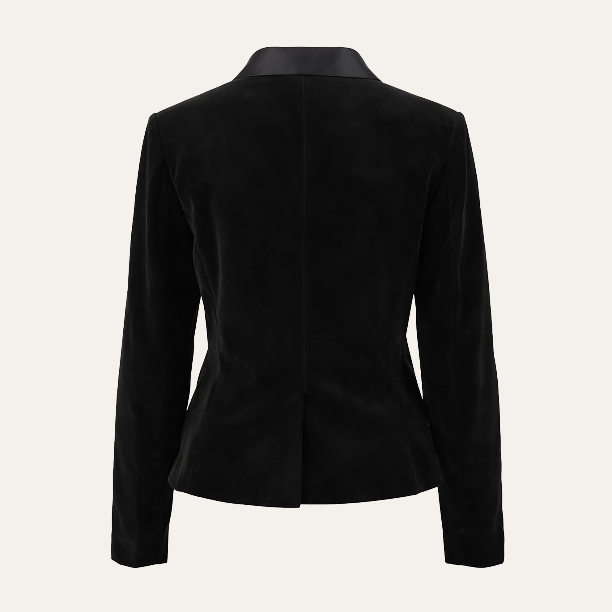 Velvet Tuxedo BlazerBlack