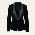 Velvet Tuxedo BlazerBlack