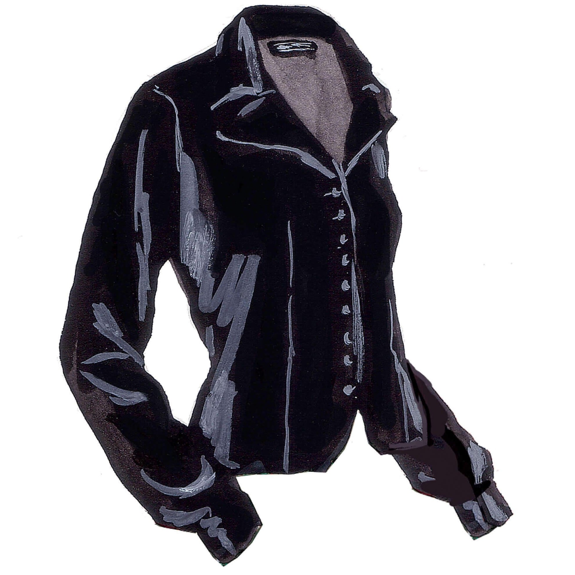 Velvet Weskit Blouse The J. Peterman Company