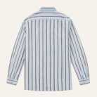 Venetian Stripe Blazer ShirtLight Blue