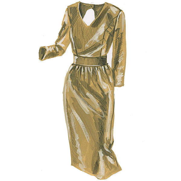 Vintage Lame Dress - The J. Peterman Company Vintage Lame Dress - The J. Peterman Company