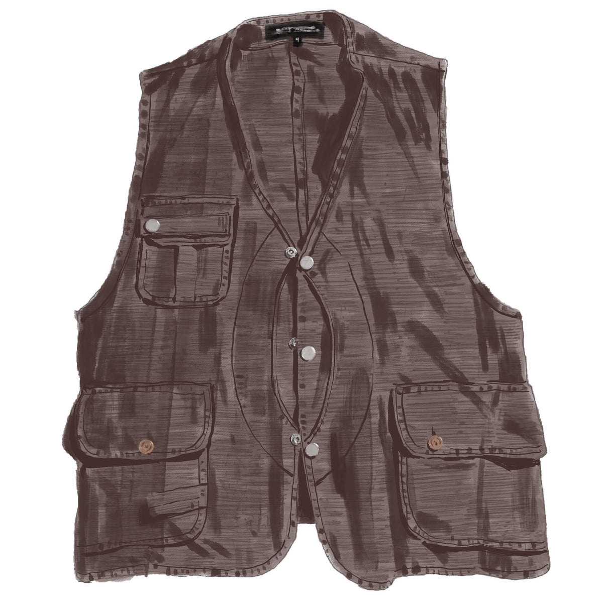 Vintage Linen Fly Fishing Vest - The J. Peterman Company