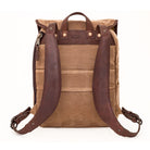 Waxed Canvas Backpack by Mission MercantileSmoke Brown