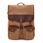 Waxed Canvas Backpack by Mission MercantileSmoke Brown