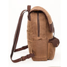 Waxed Canvas Backpack by Mission MercantileSmoke Brown