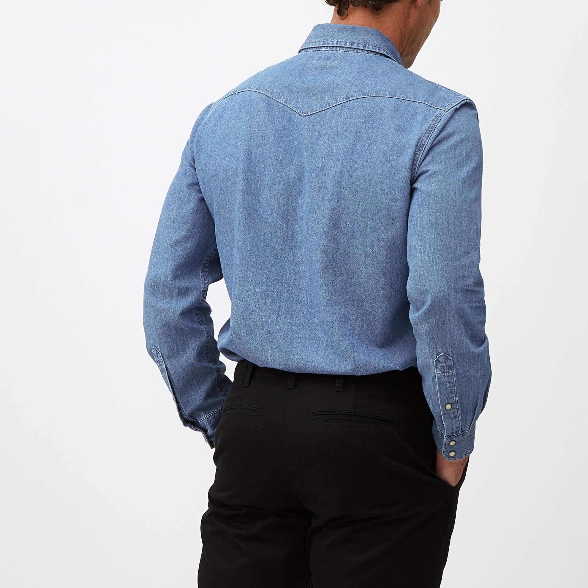 Western Denim ShirtIndigo Wash