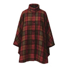 Winter Walk Plaid CapeRed Brown Plaid