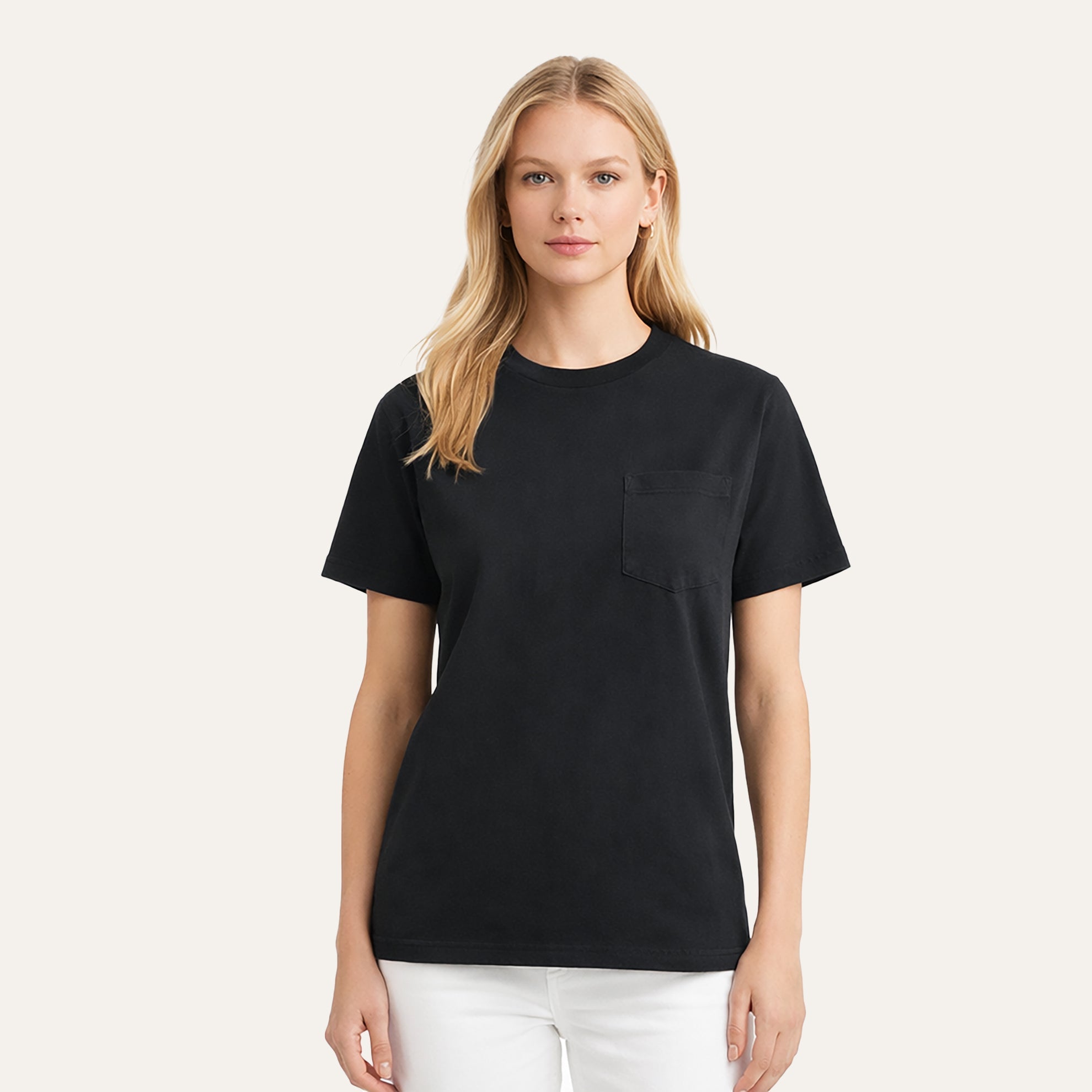 Women's Short Sleeve Vintage T-ShirtBlack
