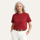 Women's Short Sleeve Vintage T-ShirtCardinal Red