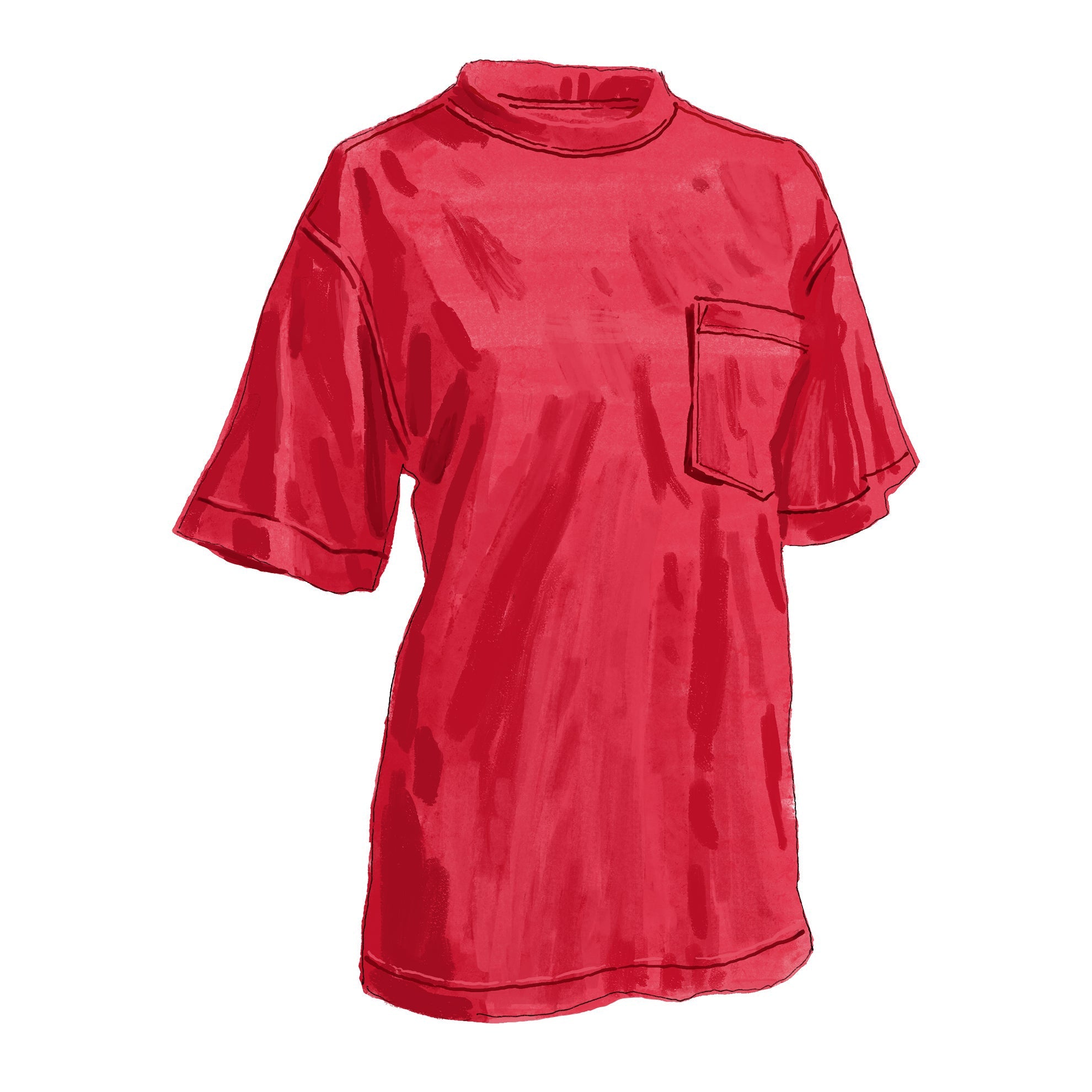 Women's Short Sleeve Vintage T-ShirtCardinal Red