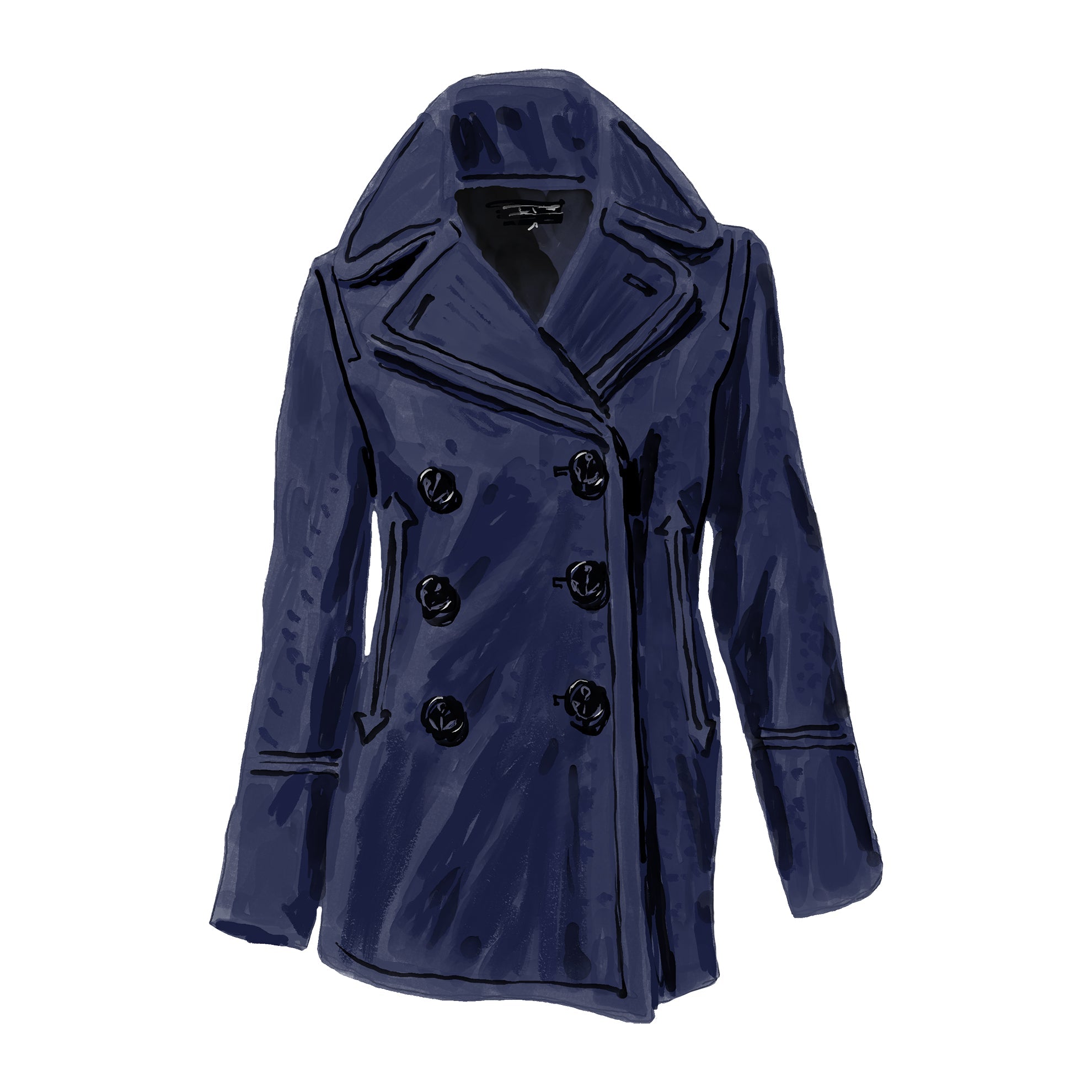 Women's U.S. Navy PeacoatNavy