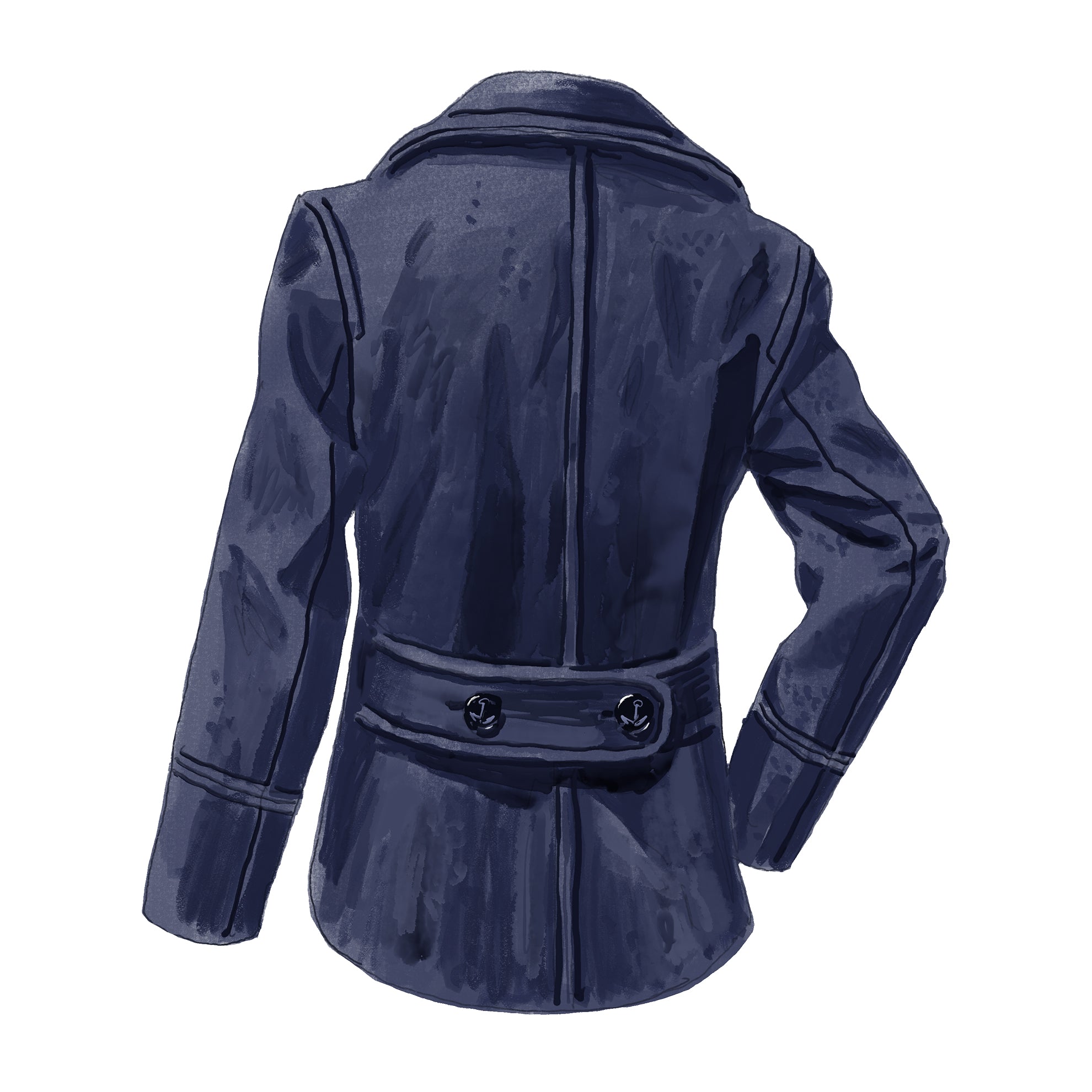 Women's U.S. Navy Peacoat - The J. Peterman Company