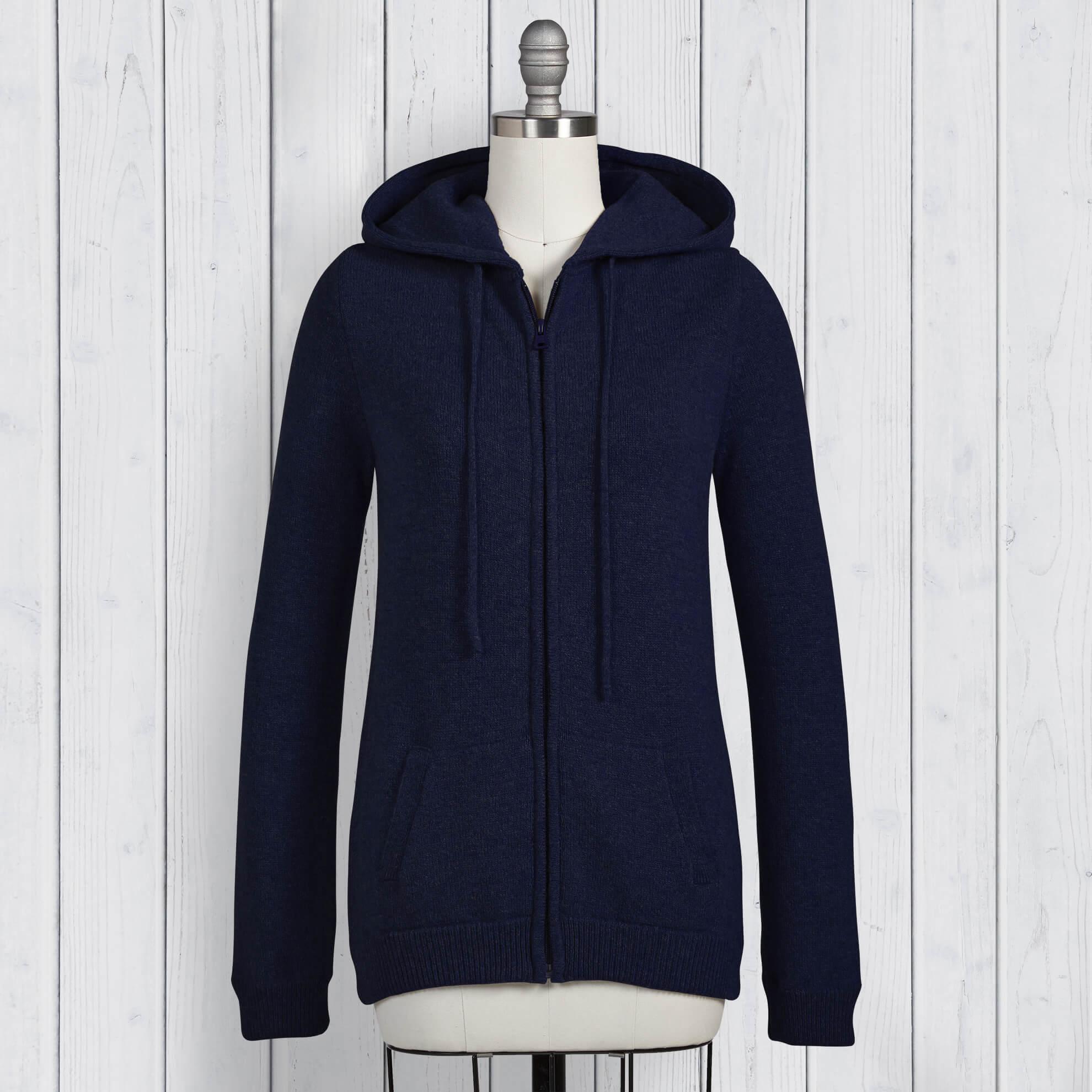 Zip - Up Hooded SweaterOltremare