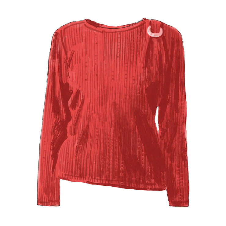 Buckle Cashmere Wool Sweater