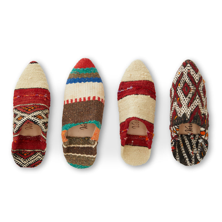 Moroccan Kilim Slippers