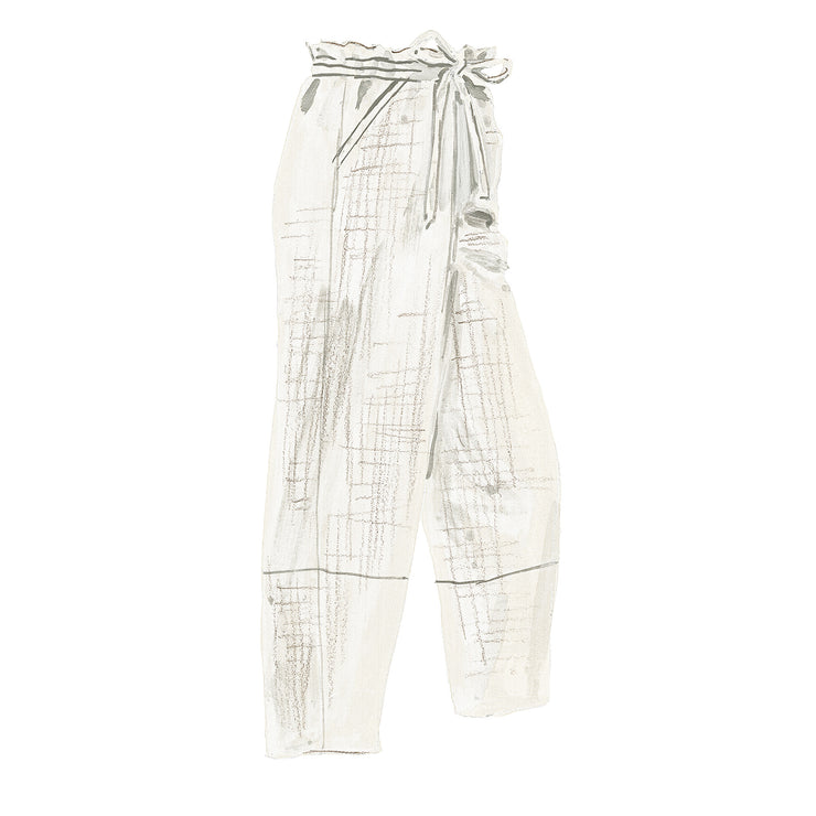 Linen Drawcord Pant