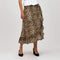 Leopard Wrap Maxi Skirt