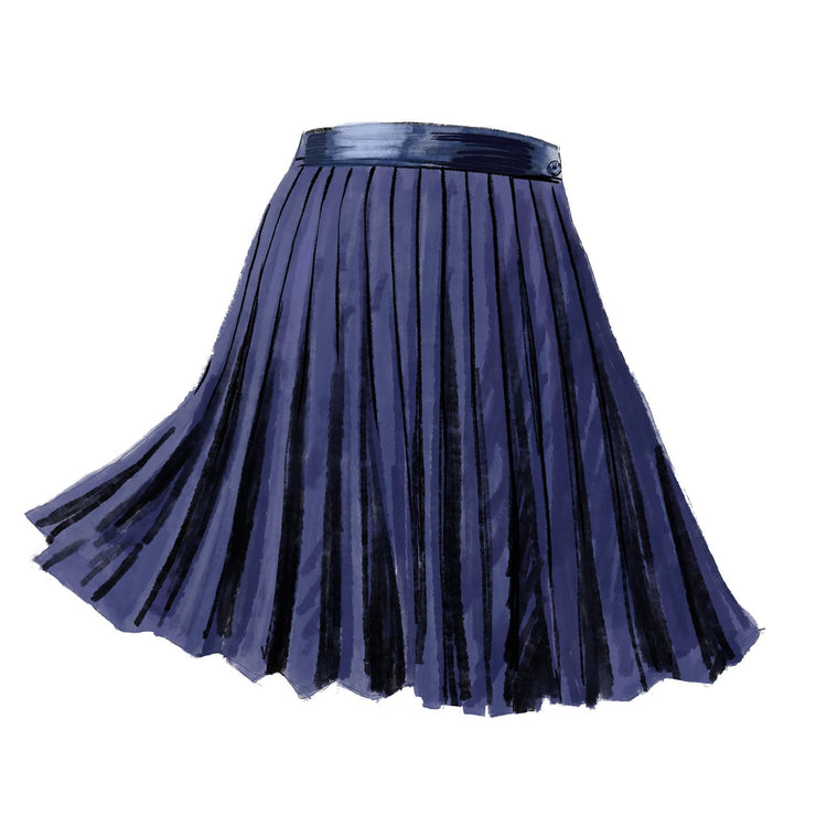 1920s Pleated Tennis Skirt