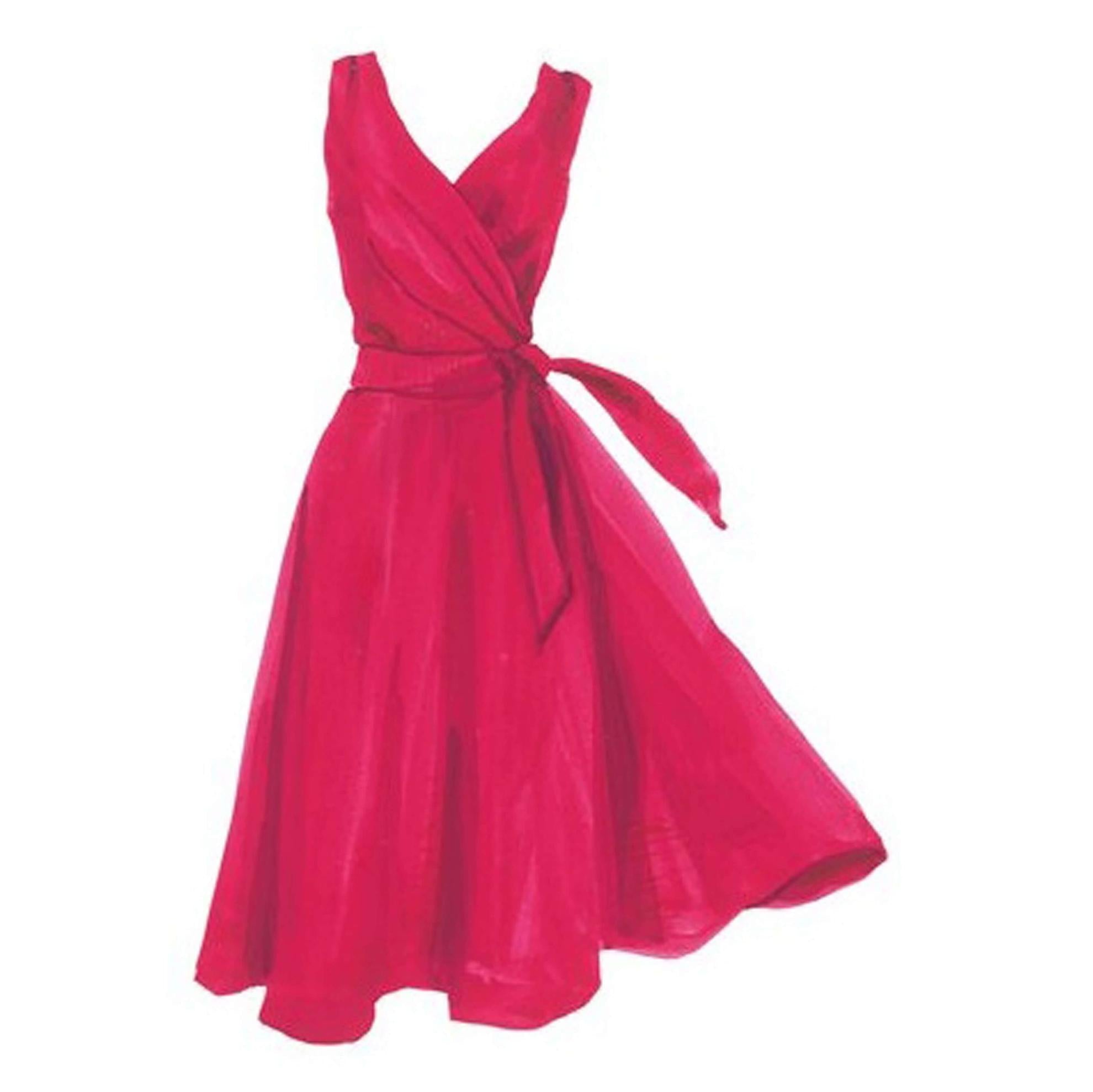 Stendhal DressHot Pink
